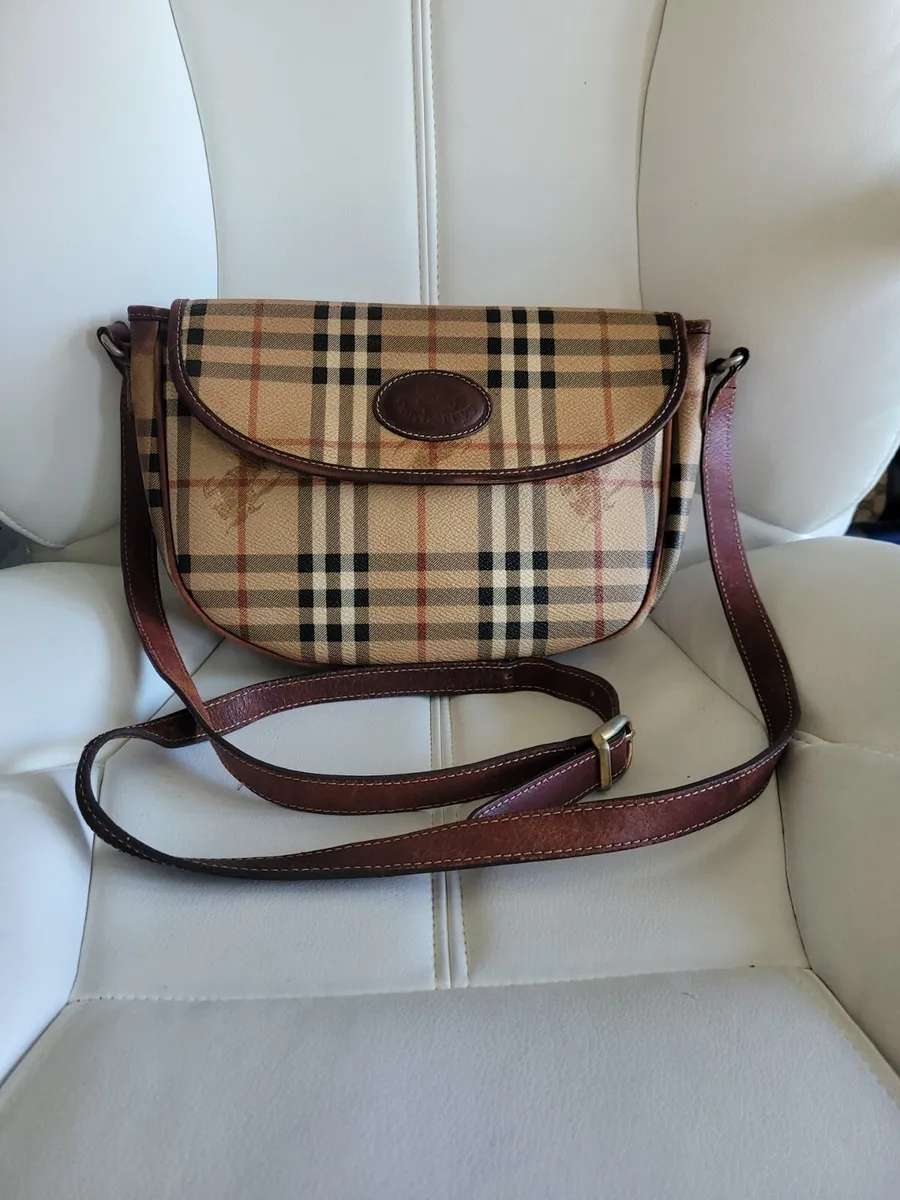 Burberry Small Check Leather Bucket Bag | Neiman Marcus-gemektower.com.vn