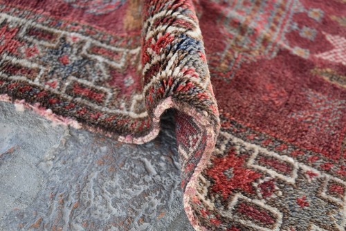 3x5 handgefertigter afghanischer Woll-Baluchi-Bildteppich Vintage persischer Stamm kleiner Teppich - Bild 7 von 10