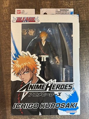 Bandai Bleach Ichigo Kurosaki (Shikai) Anime Heroes Action Figure