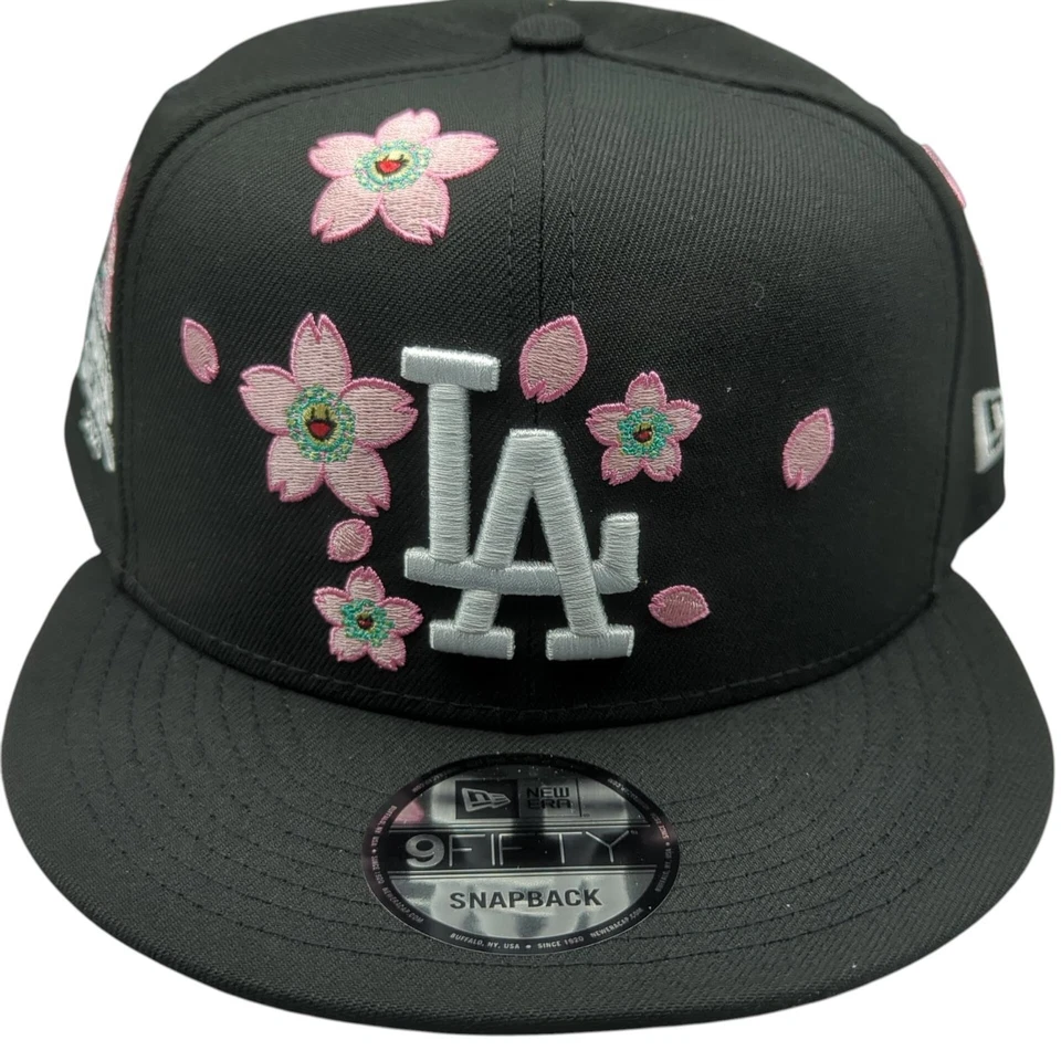 Takashi Murakami x MLB World Tour Tokyo Series 2025 New Era Dodgers Snapback BLK - Image 2 of 4