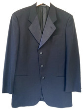 Giorgio Armani Men Le Collezioni Wool 3 Front Button Tuxedo Suit Jacket Sz 41