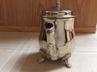 Vintage International Silver Co. Tea Pot-Sugar & Creamer set-Silverplated-USED — photo 9