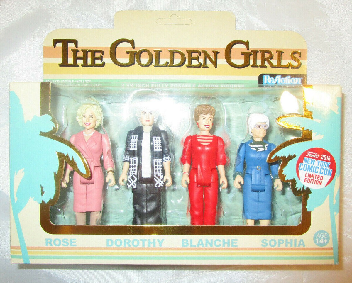ReAction Golden Girls Figure Set NYCC 2016 Rose Dorothy Blanche Sophia  FUNKO