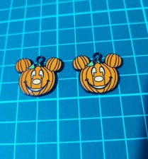 New Lot Halloween Mickey Pumpkin Pendant DIY Necklace Jewelry Making