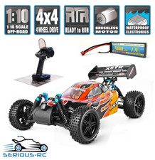 HSP XSTR RC Car Buggy 2S LiPo BRUSHLESS Off Road Scala 1:10 Batteria inclusa