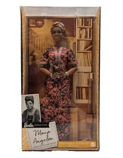 NEW Mattel Barbie Maya Angelou Inspiring Women Series Doll NIB RARE Sealed GXF46