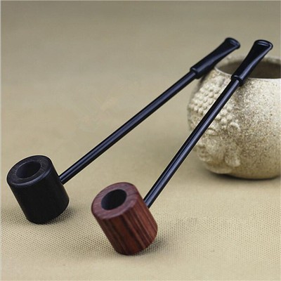 Holz Popeye Seemannspfeife Tabak Kräuter Billard Bong alte Männer Raucherpfeife