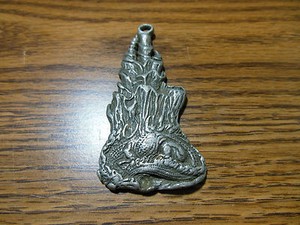 1988 King's Tower Amulet Rawcliffe Pewter Dragon Pendant D&D Signed P. Davis