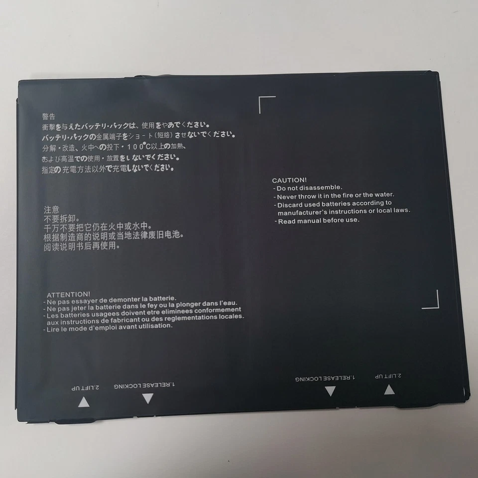 Batería AMME2415 8700mAh Para Zebra ET50 Series 1ICP4/77/110-2 3.8V 33.06W Nueva Foto 3 de 4