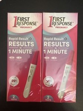 2 FIRST RESPONSE Rapid Result Pregnancy Test - 2 Tests Each Exp 01/31/26