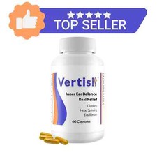 Vertisil All Natural Relief for Vertigo Dizziness  Motion Sickness 60 Capsules