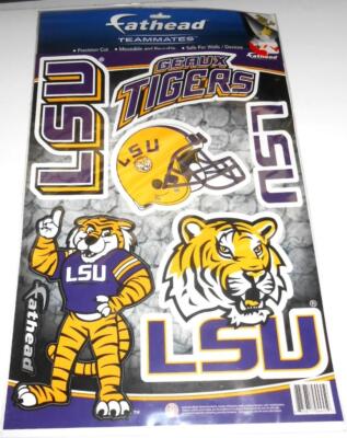 Too Cool! New Fathead LSU Tigers Fathead Teammates Decal Set
