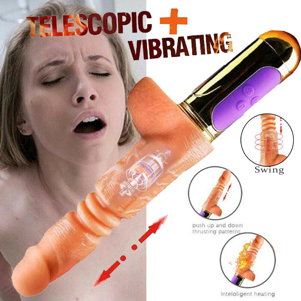 female suit sexy Lifelike Heated Dildo main image 0