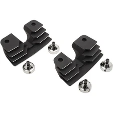 Finned Style Black Spark Plug Head Blot Covers For Harley Davidson Twin Cam