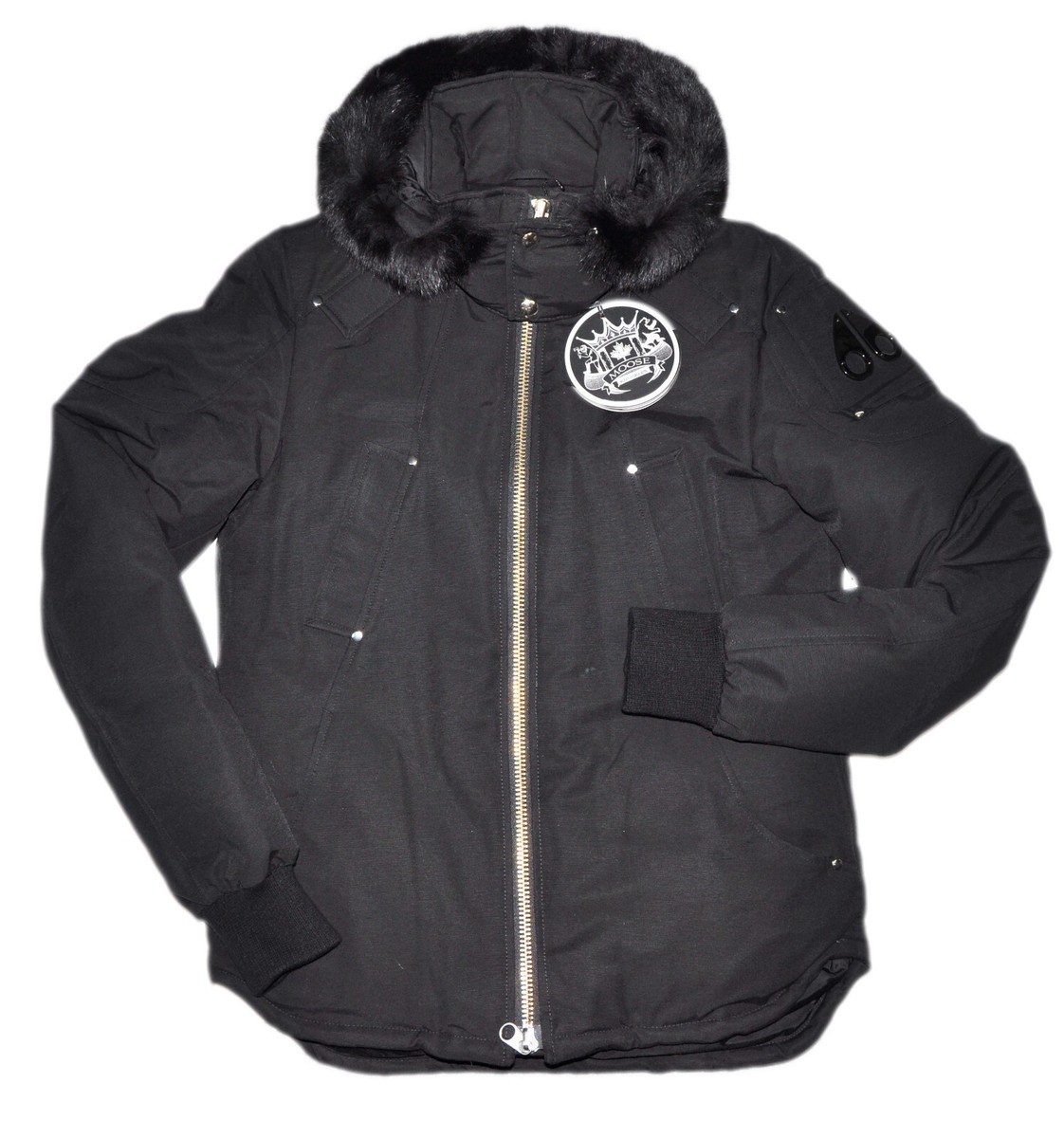 Moose Knuckles Men's Canuck Winter North Fur Hooded Down Moose Knuckles Men's Canuck Winter North Fur Hooded Down