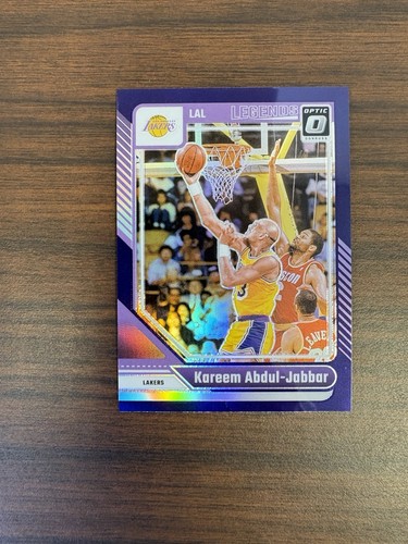 2024-25 Panini Donruss Optic - Legends Kareem Abdul-Jabbar #228 Purple Prizm