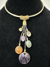 ￼Design Necklace 925 Silver “6 stones.