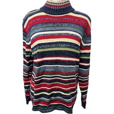    Tiara Int  l 2003 Striped Sweater M Vintage Y2K Multicolor Knit