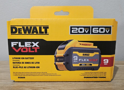 DeWALT DCB609 FlexVolt 20V / 60V MAX 9 AH Lithium-Ion Battery