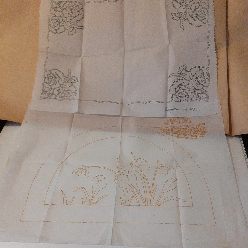 Vintage Embroidery Transfer Bundle Mixed x 89 sheets - Image 3 of 4