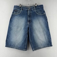 Vintage Southpole Shorts Mens 36 Fits 35 Blue Baggy Southpole Jorts Denim Y2K