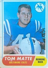 1968 Topps #178 Tom Matte