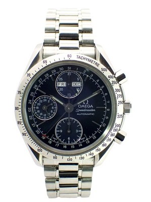 OMEGA Speedmaster Chronograph Automatic Triple Calendar Watch 3521.80 Serviced