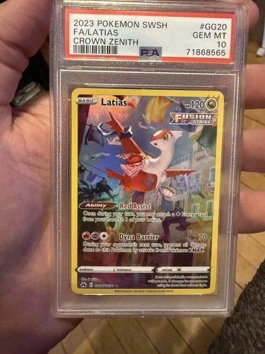 Latias Gg20 Crown Zenith Pokemon Card Psa 10 - See Description
