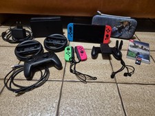 Nintendo Switch OLED-Modell HEG-001 64GB Handheld-Spielekonsole Blau/Rot