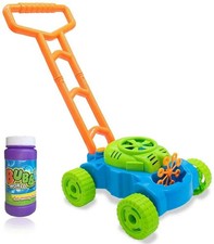 Ram© Lawn Bubble Mower Push Along Toy Lawnmower For Kids 48 cm, Multicolor