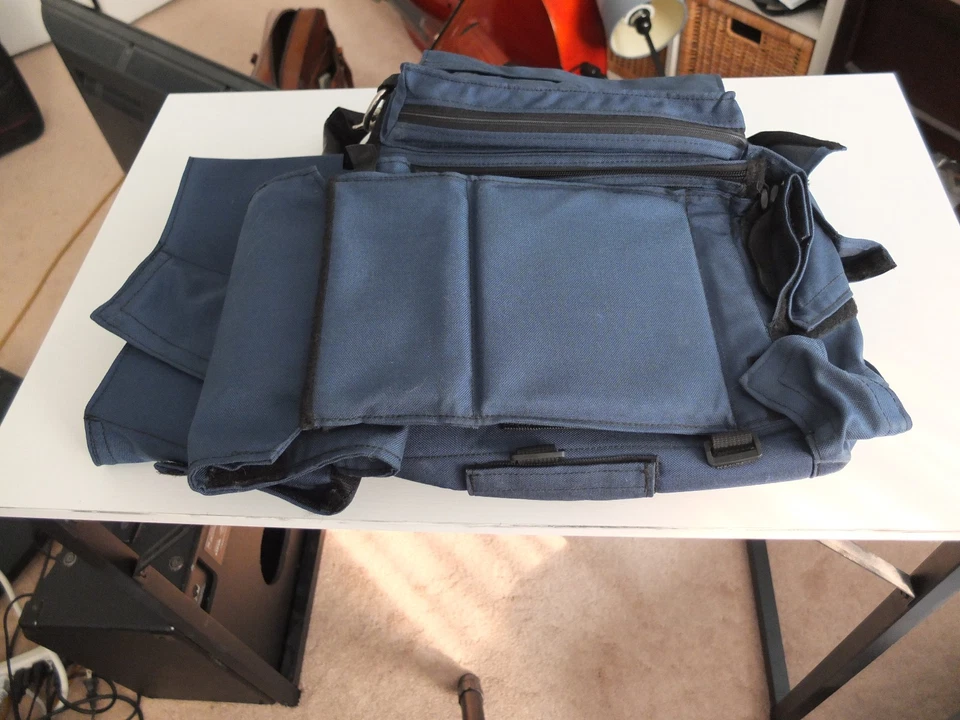 Porta Brace Professional Camera Backpack Bag Blue Pockets/Dividers/Strap - Image 3 of 4