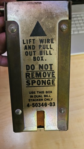 Rowe BC-1200 Coin Dispenser BILL BOX 4-50346-03