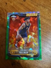 2024-25 Topps Chrome Sapphire Enrique Freeman #111 RC Green Indiana Pacers 92/99