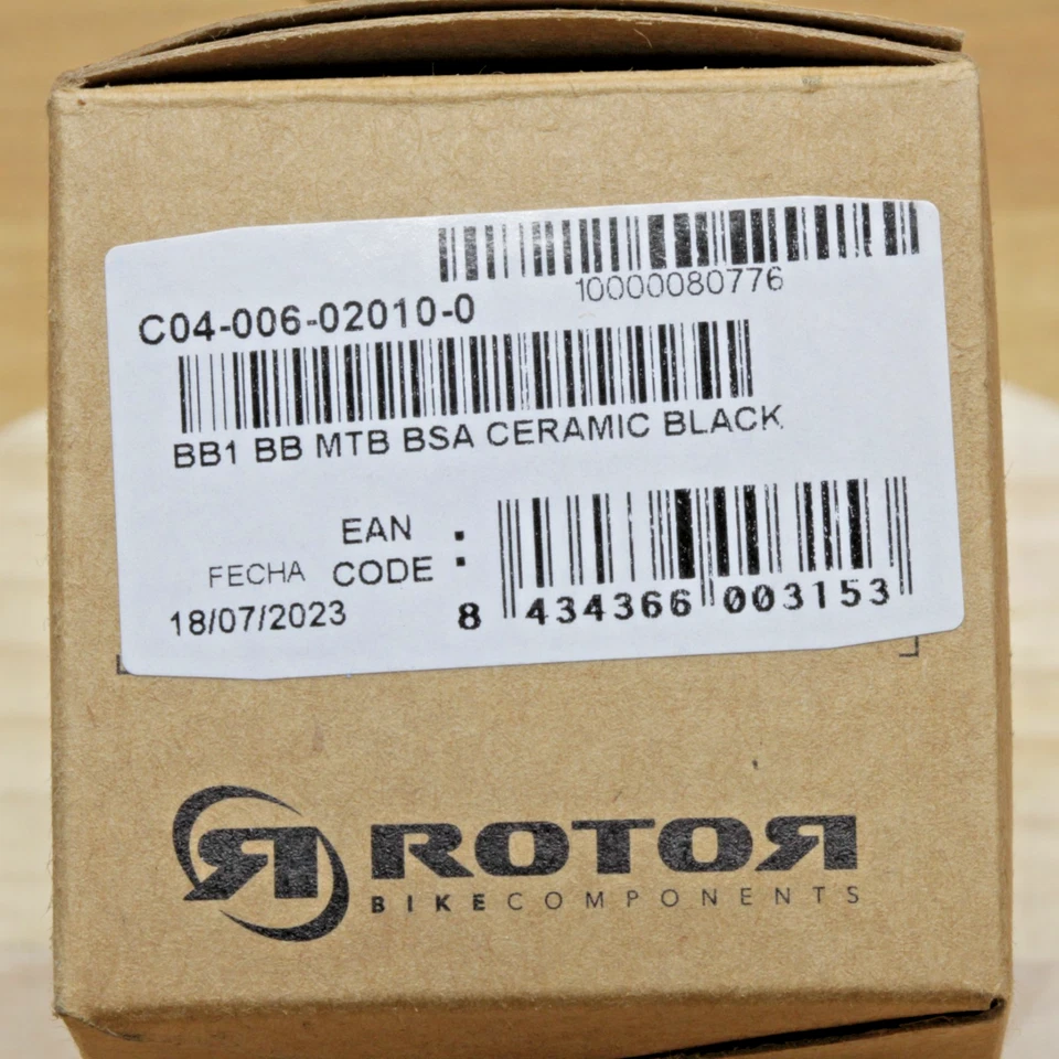 Rotor SABB2 MTB Bottom Bracket - BSA 24mm- 68/73mm - Ceramic Bearing - Black - Image 2 of 2
