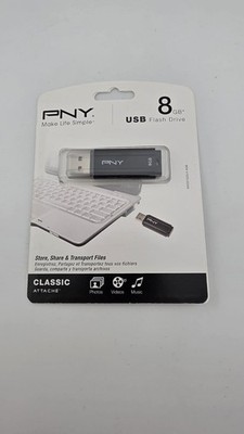 PNY USB Stick 8GB Flash Drive Thumb Drive