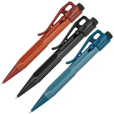 Durable Weatherproof Mini Slide-Click Mechanical Pencil 3 Pack No. ZED14