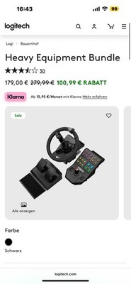BITTE MIR SCHREIBEN KONTO STIMMT NICHT!!!  Logitech G Saitek Farm SIM Heavy