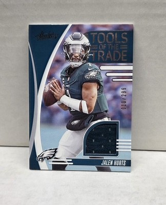 JALEN HURTS 2025 Absolute Tools of the Trade ~ Eagles Jersey #'d /299