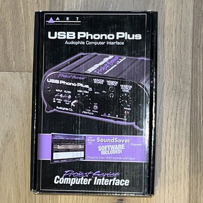 ART USB Phono Plus PS - Phono Preamp and USB Audio Interface