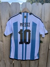 Lionel Messi Argentina 2022/2023 Jersey by adidas size M, pre-owned