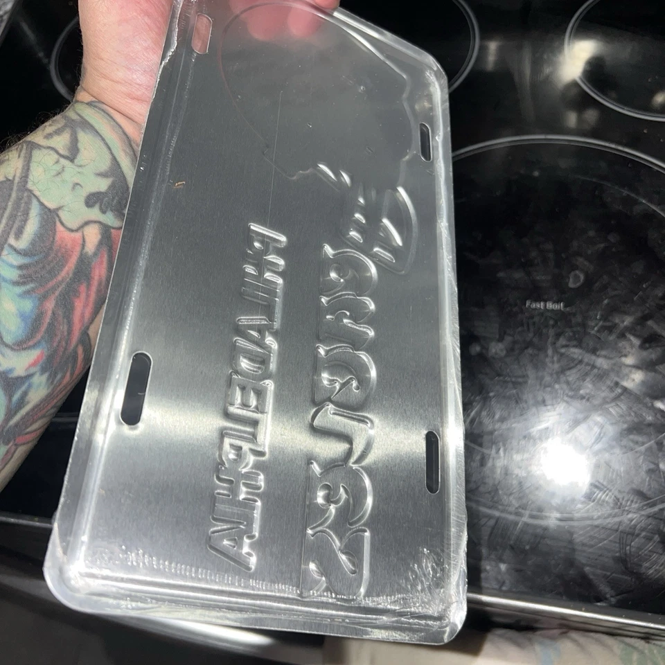 PLACA DE LICENÇA VINTAGE 1993 PHILADELPHIA EAGLES NOVA LACRADA! TEAM NFL - Imagem 4 de 4