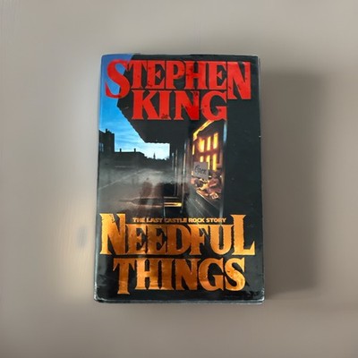 Needful Things HCDJ 1991 1st / 1st Edition Print Stephen King $24.95 Horror VG