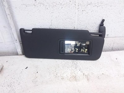 2020 AUDI SQ5 Passenger Right Side Black Vinyl Sun Visor with Lighted Mirror 