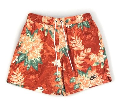 Nike Club Flow 6” Swim Shorts Floral HV4610-846 Pockets Drawstring