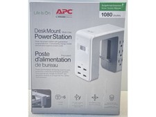 APC SurgeArrest Essential 6-Outlet Surge Protector PE6U4W USB-Ports