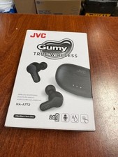 JVC Gumy True Wireless Headphones - Olive Black - Bluetooth Lithium Battery NEW