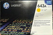 NEW Genuine HP 643A Yellow Toner Cartridge Q5952A For LaserJet 4700