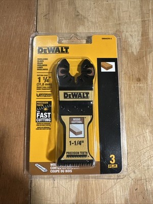 Dewalt DWA4270-3 Oscillating Blades 3 pack Precision Teeth new (328)