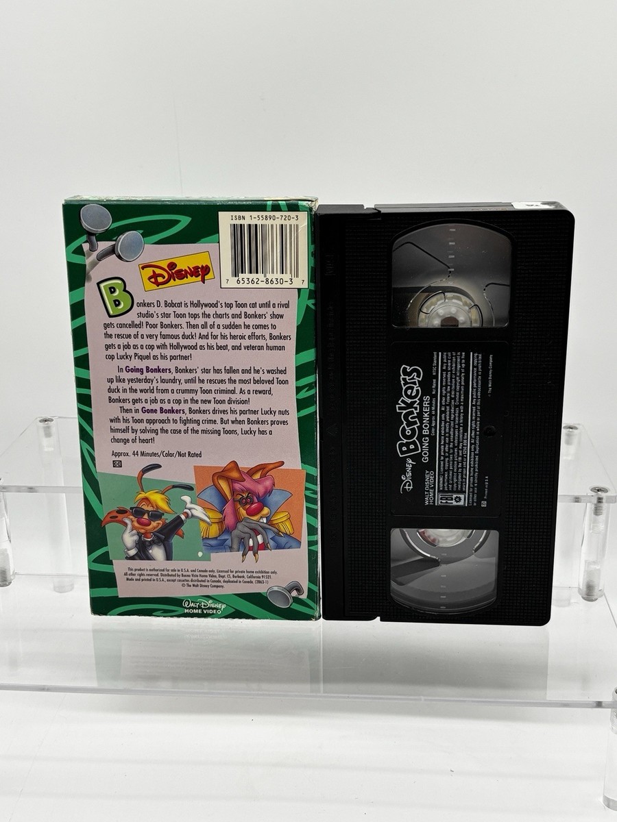 Walt Disney Home Video Cartoon Bonkers 