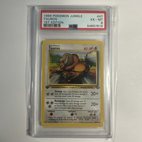 Tauros (1st Edition) graded PSA 7 for sale on eBay